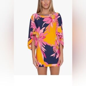 TRINA TURK WOMEN'S FLORAL‎ TUNIC/ DRESS SIZE LARGE